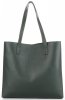 Kožené kabelka shopper bag Vittoria Gotti fľašková zelená V694150